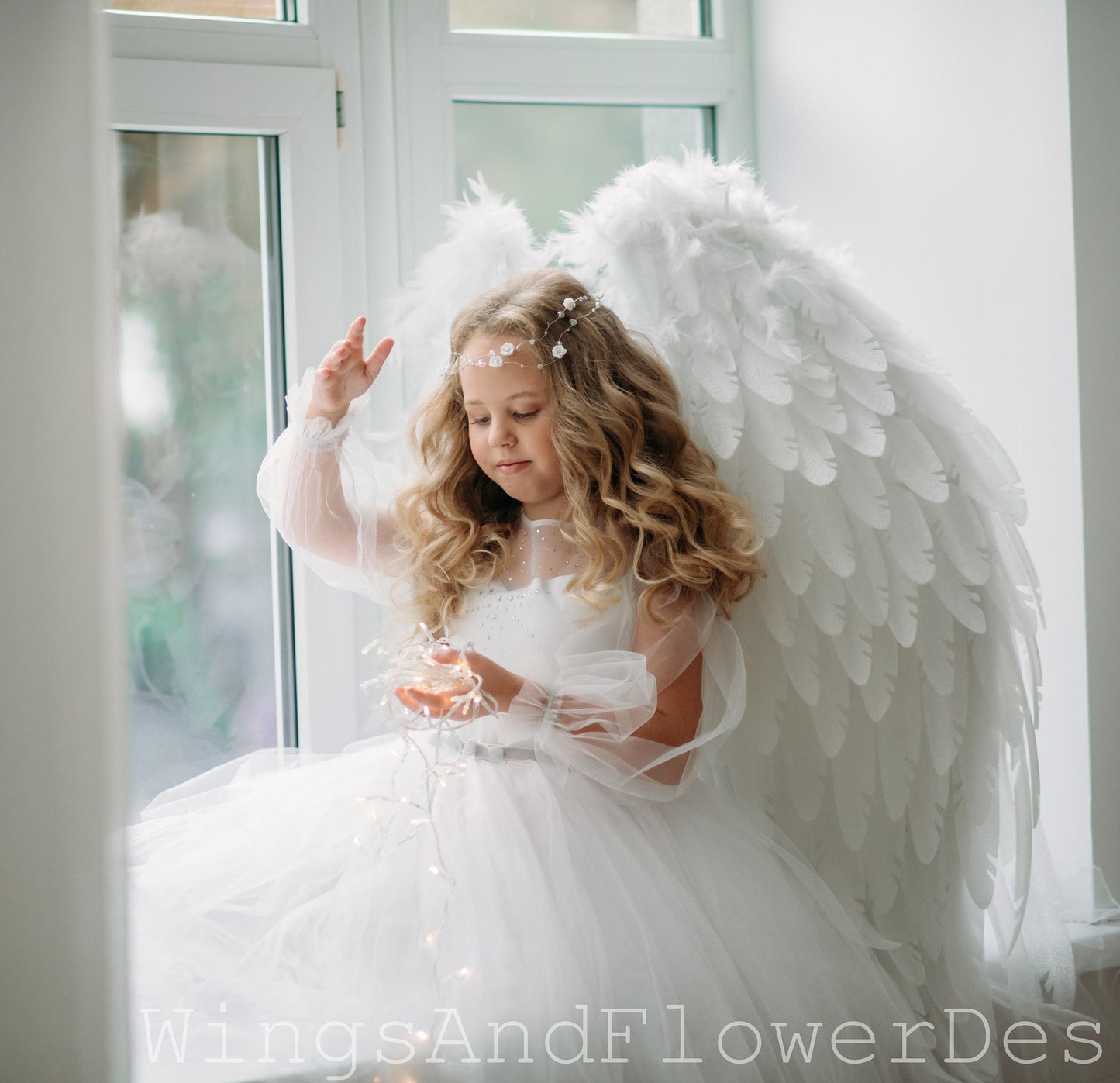 White kids angel wings, kids angel wings, Victoria secret angel wings, giant sexy wings, wings cosplay, Christmas wings, kids wings
