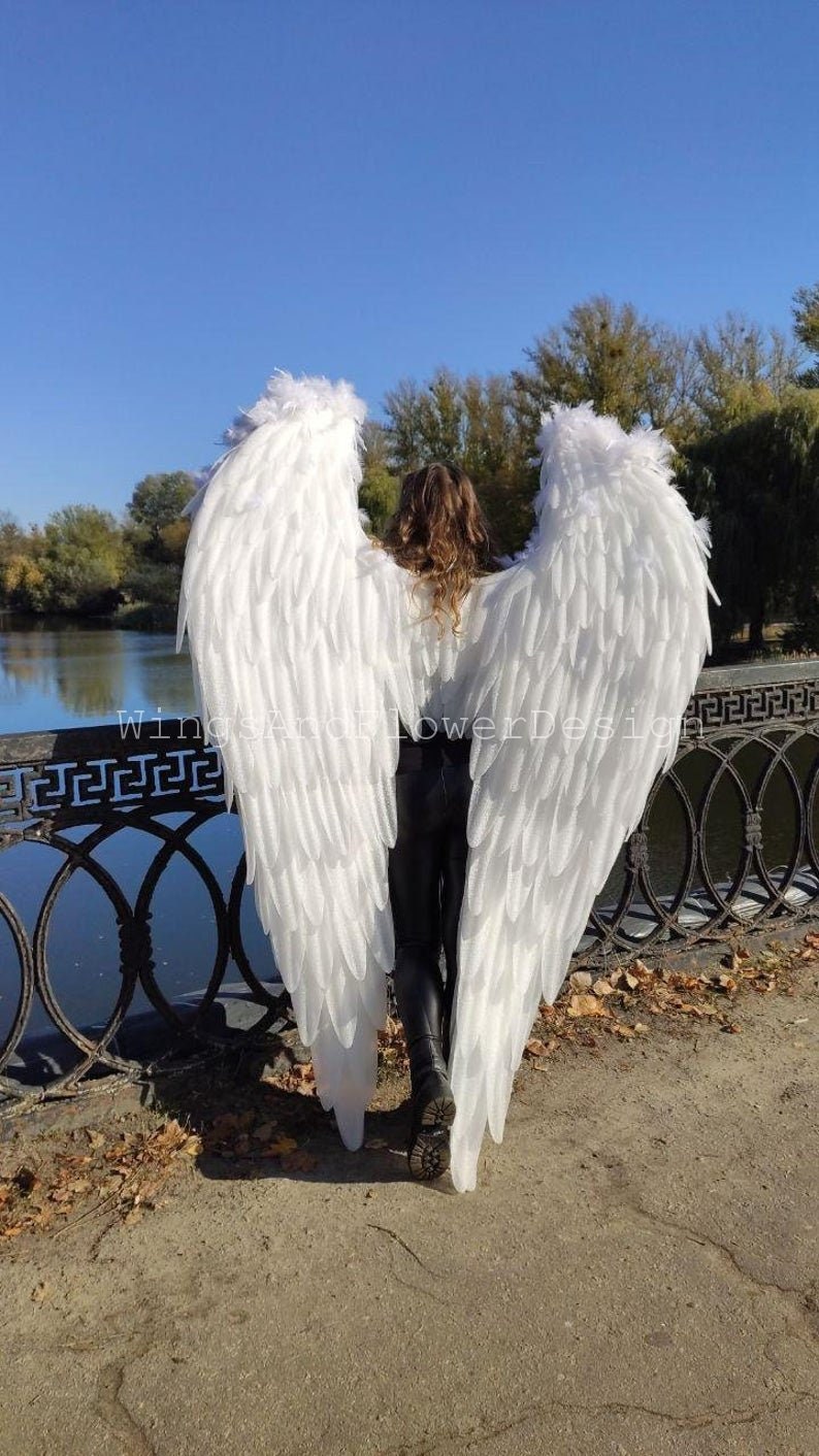 White angel wings, angel wings, wedding wings, giant sexy wings, wings cosplay, Christmas angel, Lucifer wings