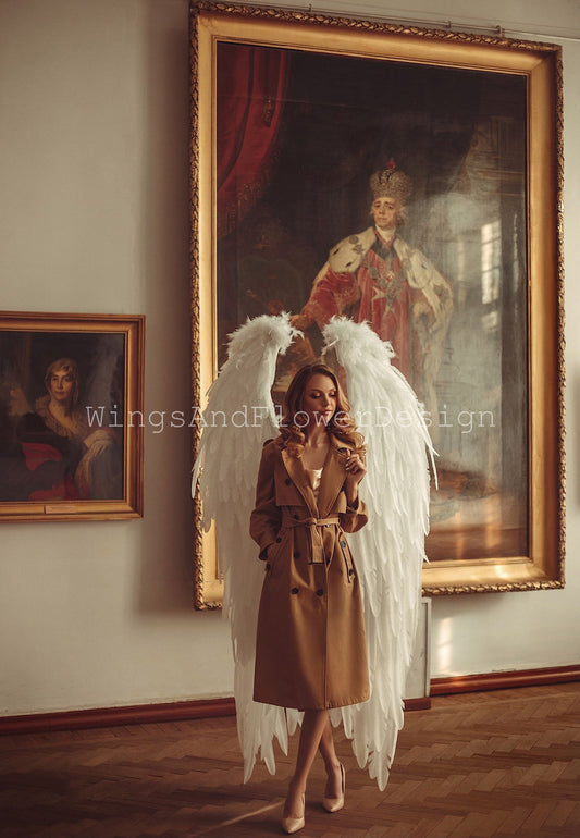 White angel wings, angel wings, wedding wings, giant sexy wings, wings cosplay, Christmas angel, Lucifer wings Christmas wings