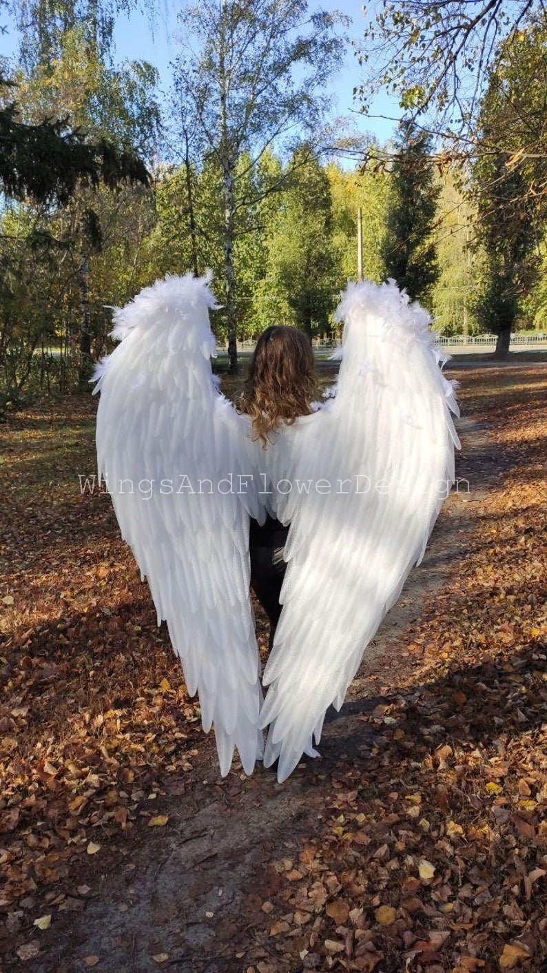 White angel wings, angel wings, wedding wings, giant sexy wings, wings cosplay, Christmas angel, Lucifer wings