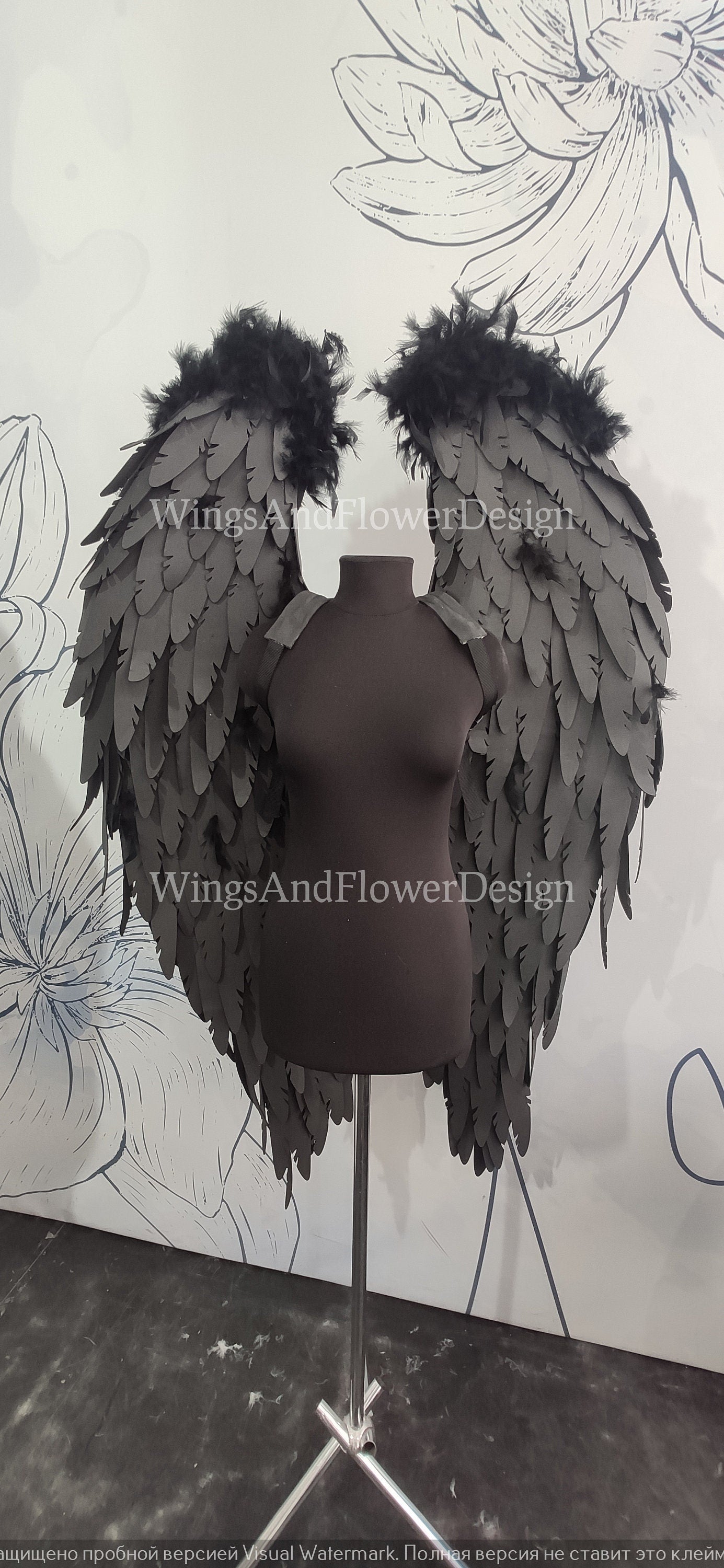 Black dark gray angel wings, angel wings, Victoria secret angel wings, sexy wings, wings cosplay, Christmas wings, kids wings