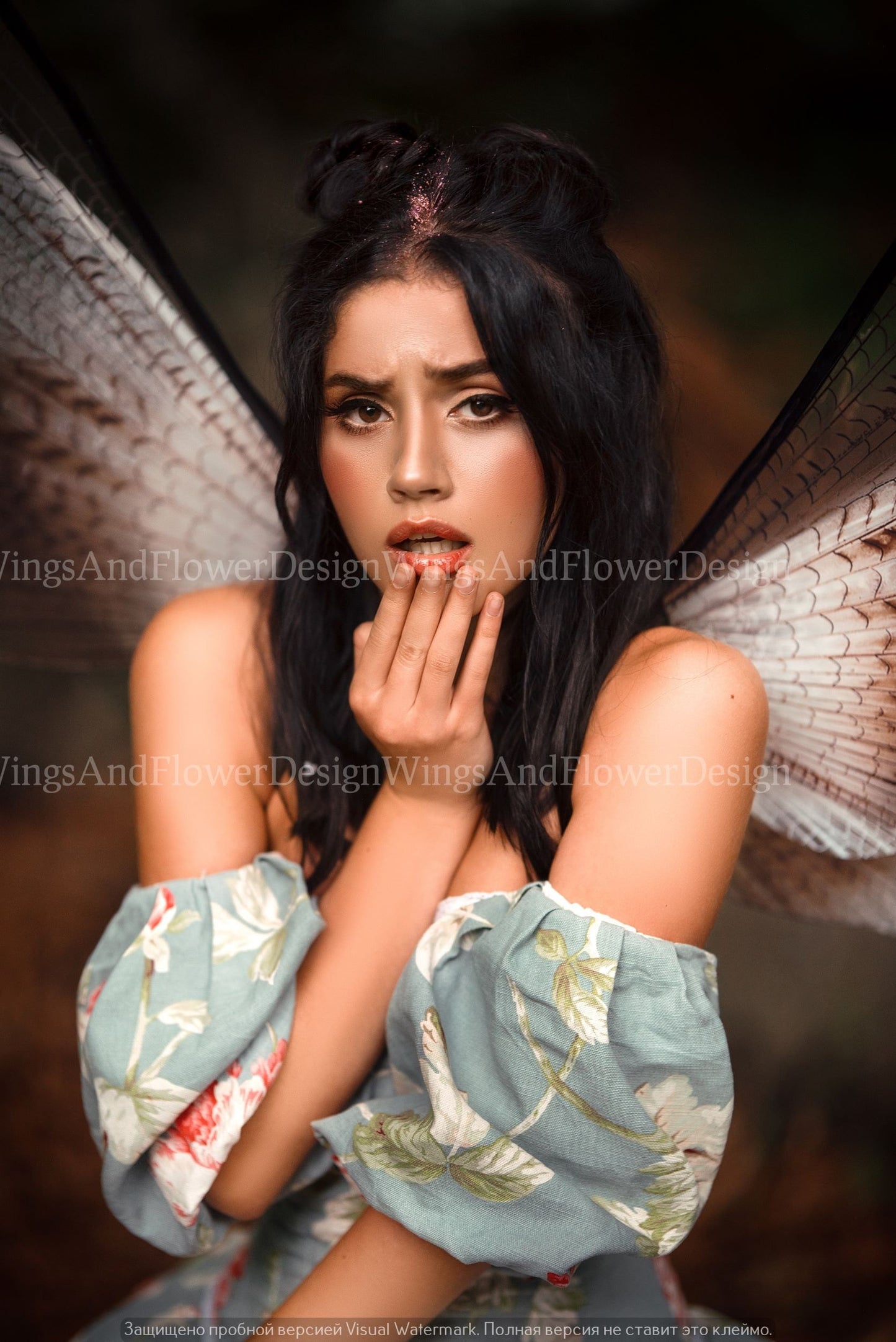 Transparent wings, moth wings, butterfly wings, elf wings, butterfly fairy wings, fantasy Halloween fantasy, magical fairy clear wings
