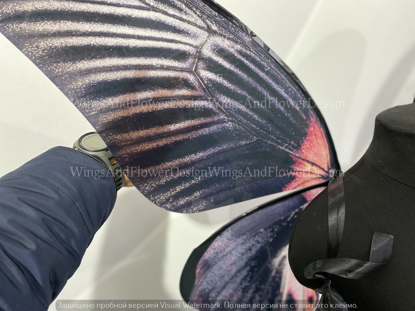 Black navy Swallowtail butterfly wings, butterfly fairy wings, costume wings, Fairy wings, Pink Swallowtail, halloween