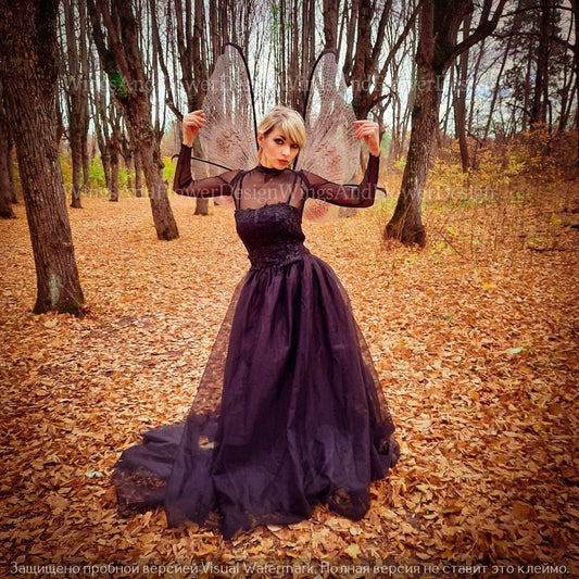 Transparent wings, butterfly wings, elf wings, wings Photo Prop, butterfly fairy wings, fantasy Halloween fantasy, magical fairy clear wings