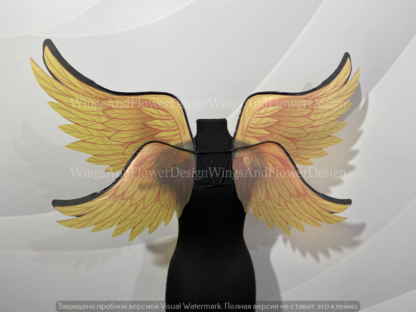 Yellow angel wings, butterfly fairy wings, costume wings, Fairy wings, Blue Swallowtail, Blue wings, fantasy halloween