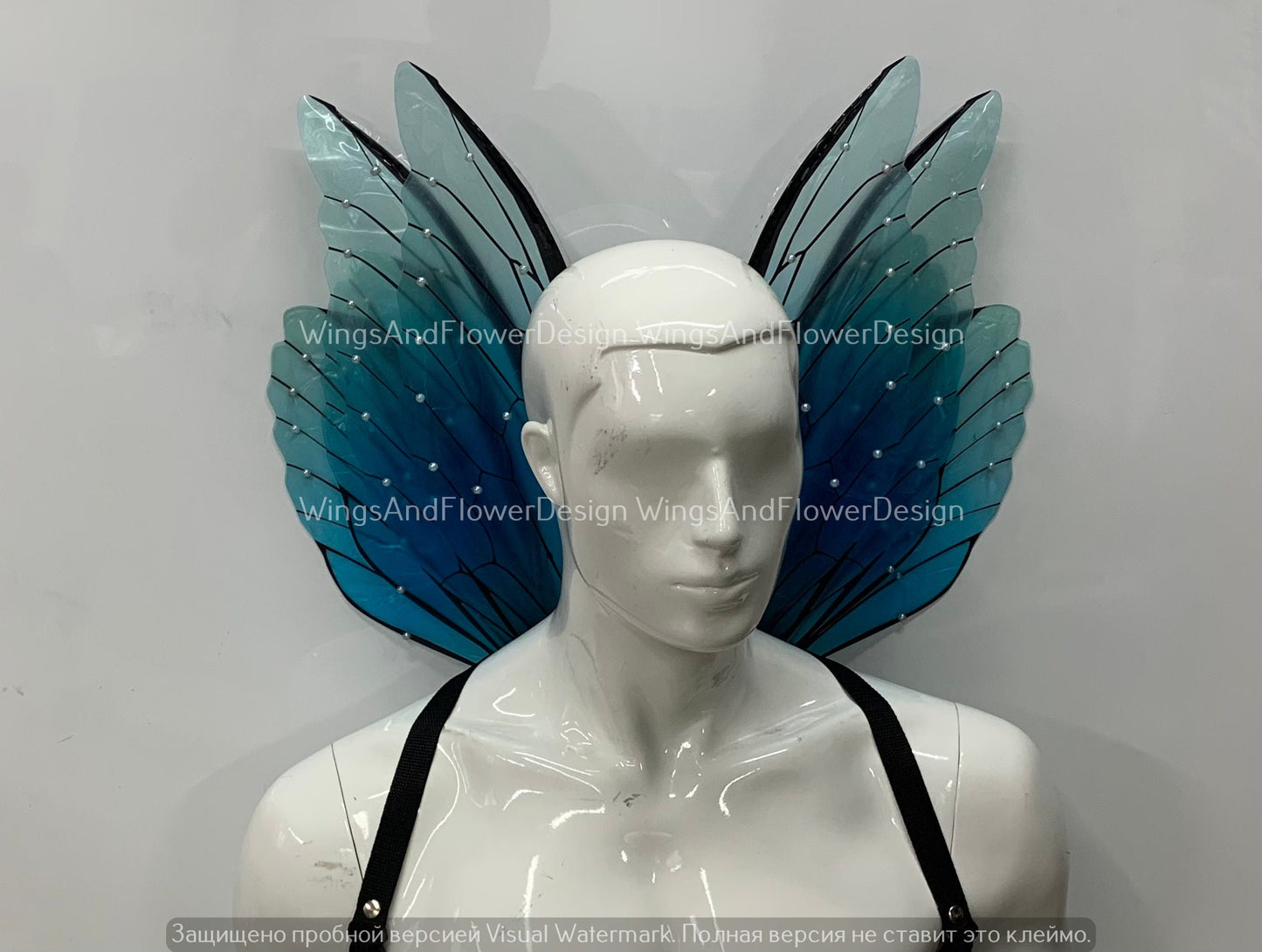 Blue Fairy wings, butterfly wings, blue elf wings, wings Photo Prop, butterfly fairy wings, fantasy halloween, fantasy, magical fairy