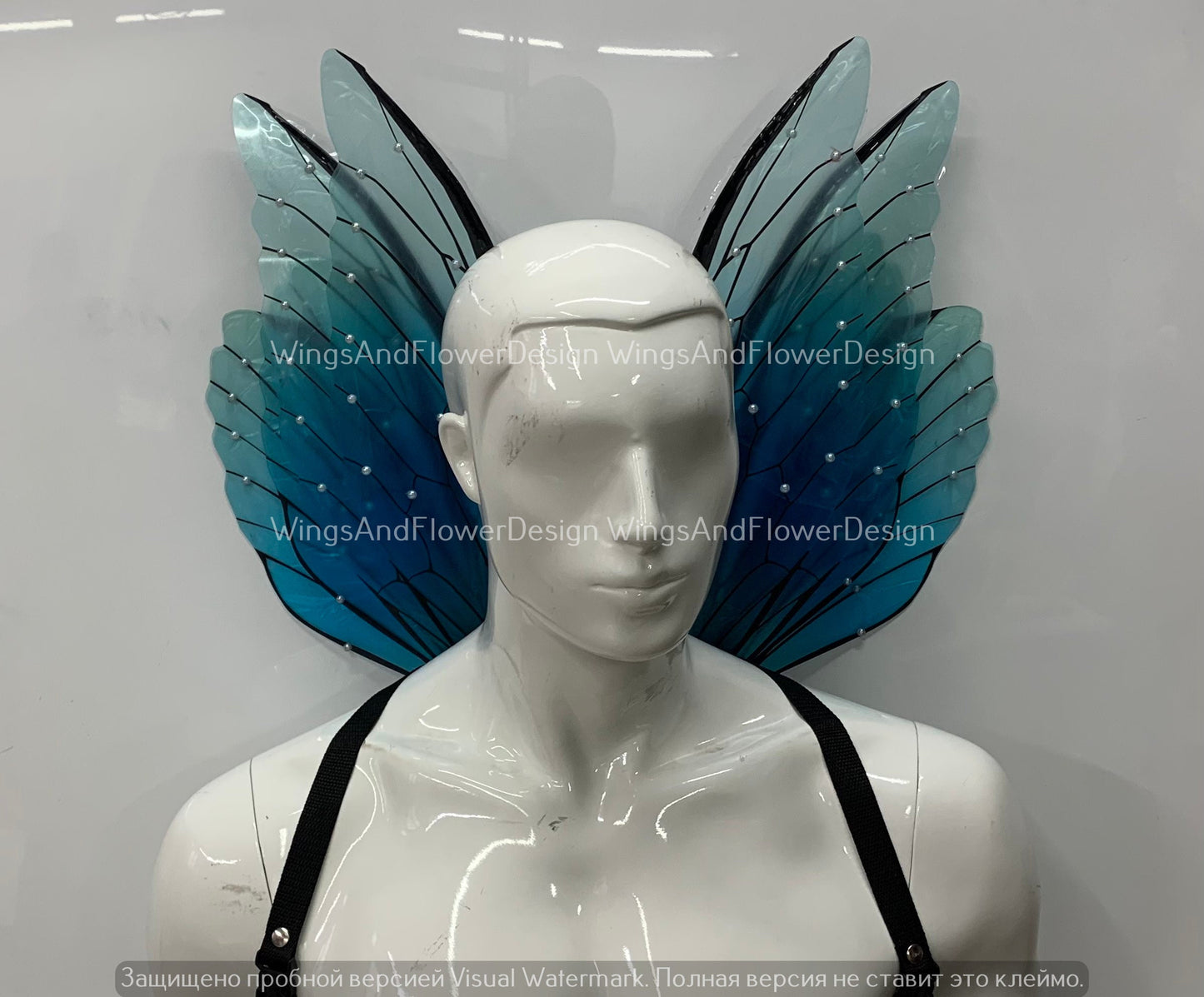 Blue Fairy wings, butterfly wings, blue elf wings, wings Photo Prop, butterfly fairy wings, fantasy halloween, fantasy, magical fairy