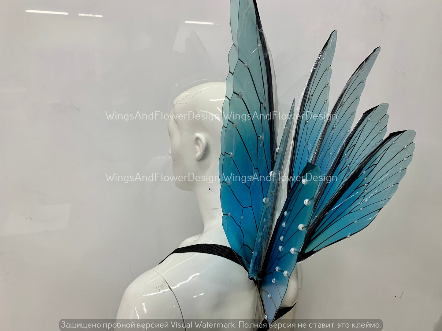 Blue Fairy wings, butterfly wings, blue elf wings, wings Photo Prop, butterfly fairy wings, fantasy halloween, fantasy, magical fairy