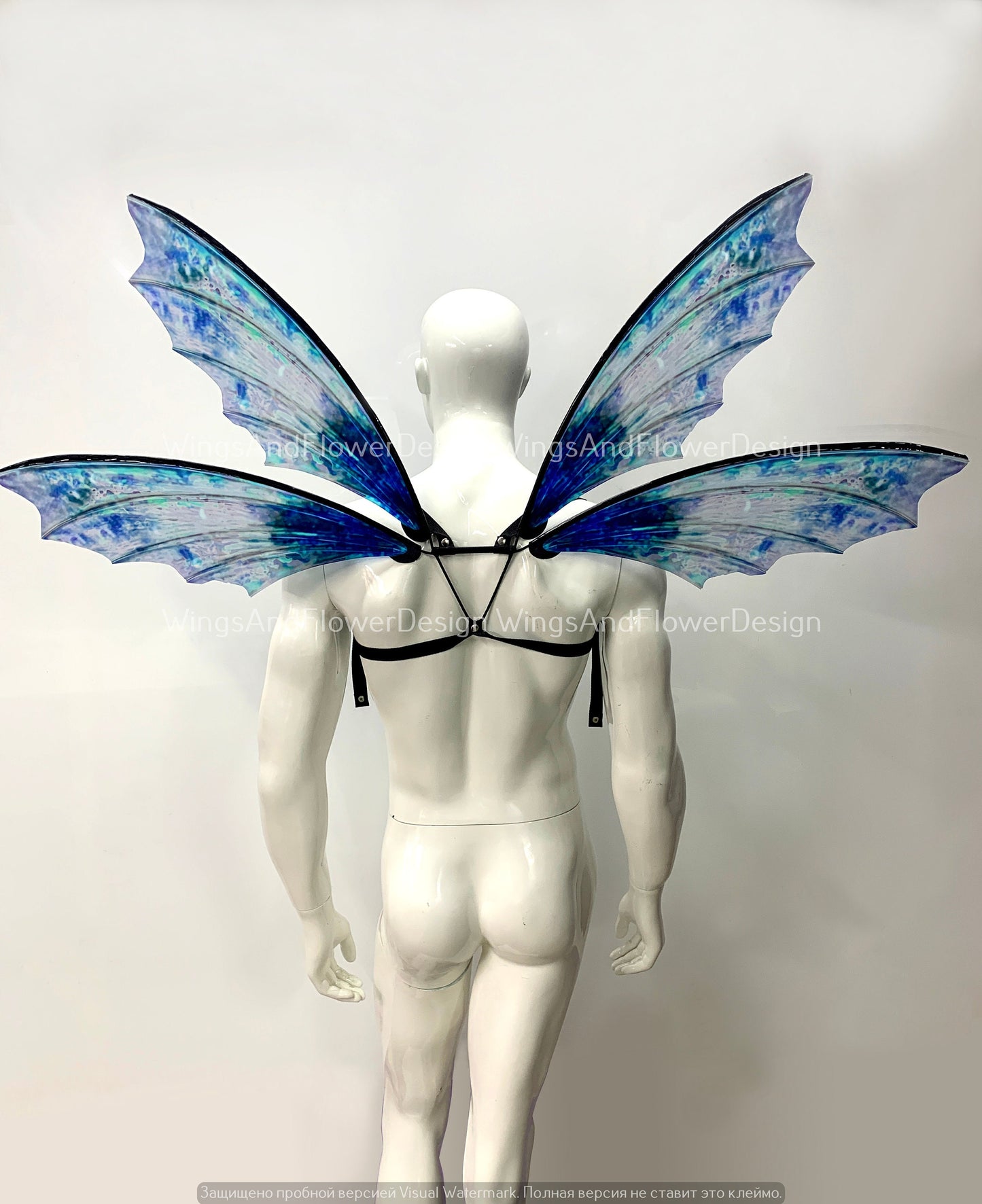Blue butterfly wings, elf wings, fairy wings, wings Photo Prop, wedding wings, butterfly fairy wings, fantasy halloween, magical fairy