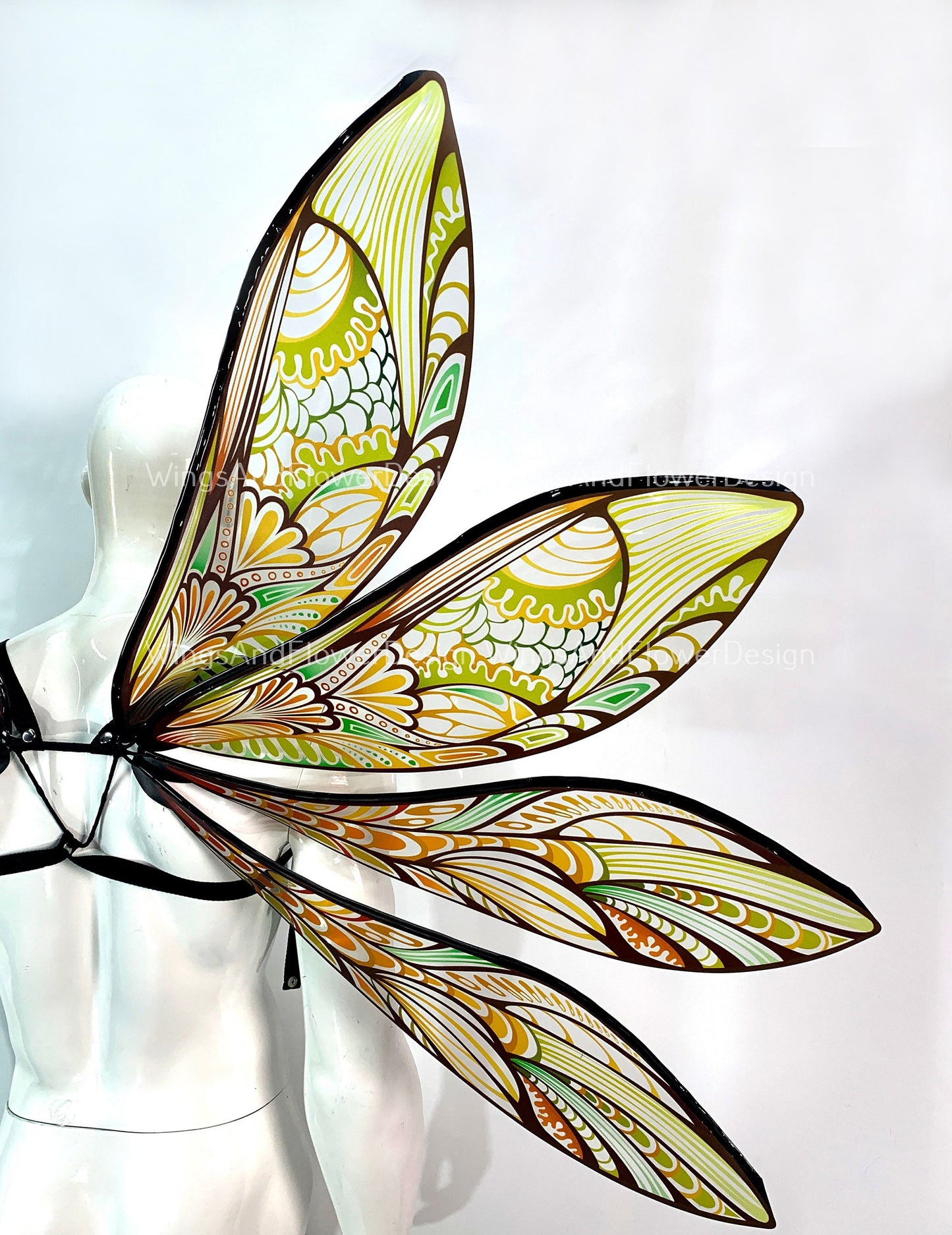 Multicolored wings, cicada wings, elf wings, wings Photo Prop, wedding wings, butterfly fairy wings, fantasy halloween, magical fairy