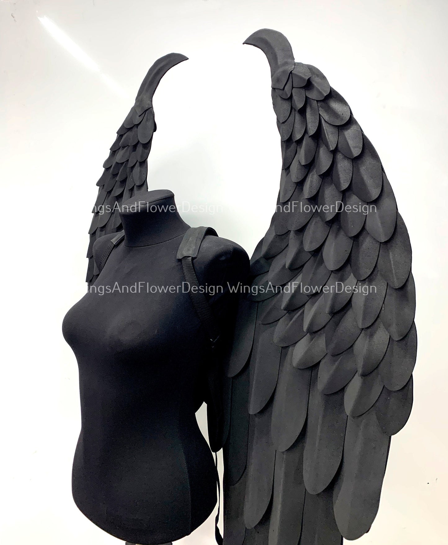 Black small angel wings carnival costume, Maleficent wings, wings photo prop, halloween costumes, christmas wings, Maleficent dress