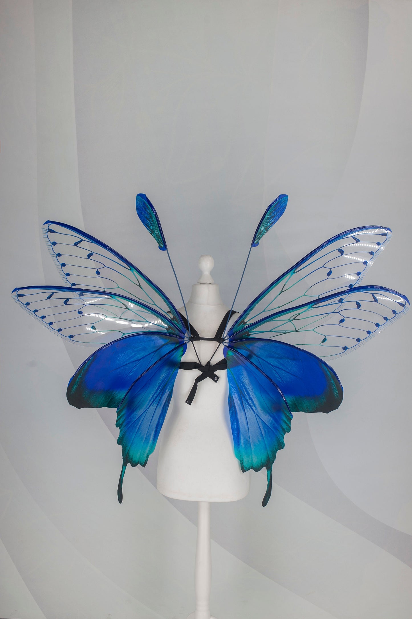 Butterfly green turquoise blue wings, forest fairy wings, wings Photo Prop, wedding wings, butterfly magical fairy wings, fantasy halloween