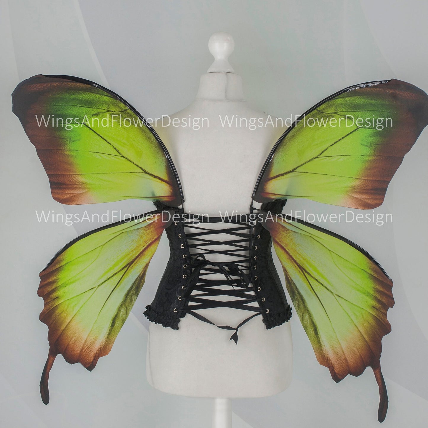 Butterfly green wings, forest fairy wings, fairy wings, wings Photo Prop, wedding wings, butterfly magical fairy wings, fantasy halloween