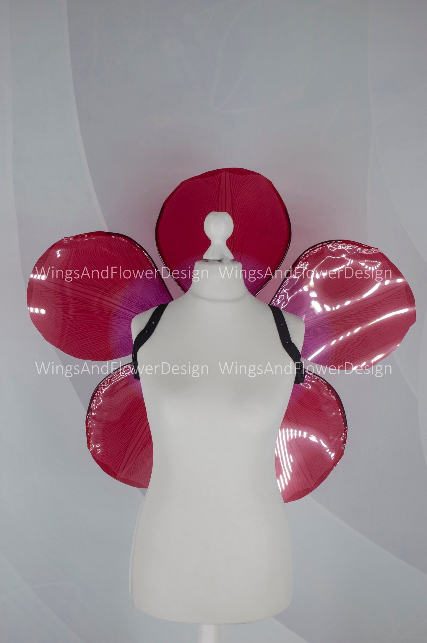 Red flowers fairy butterfly Unique Design wings, costume flowers wings For Party Or Photoshoot, Fairy wings, red wings, fantasy halloween