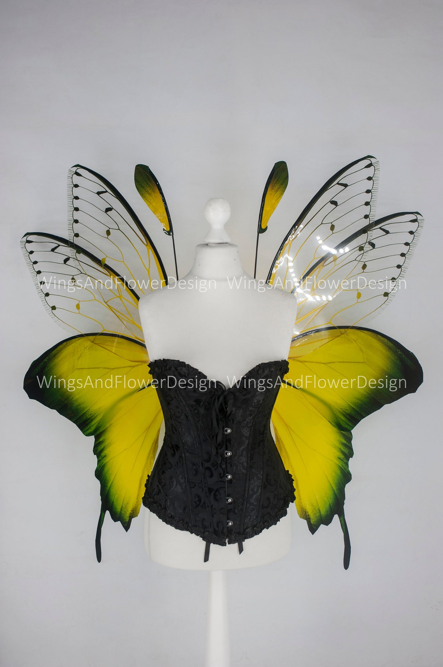 Butterfly yellow green forest fairy wings, fairy wings, wings Photo Prop, wedding wings, butterfly magical fairy wings, fantasy halloween