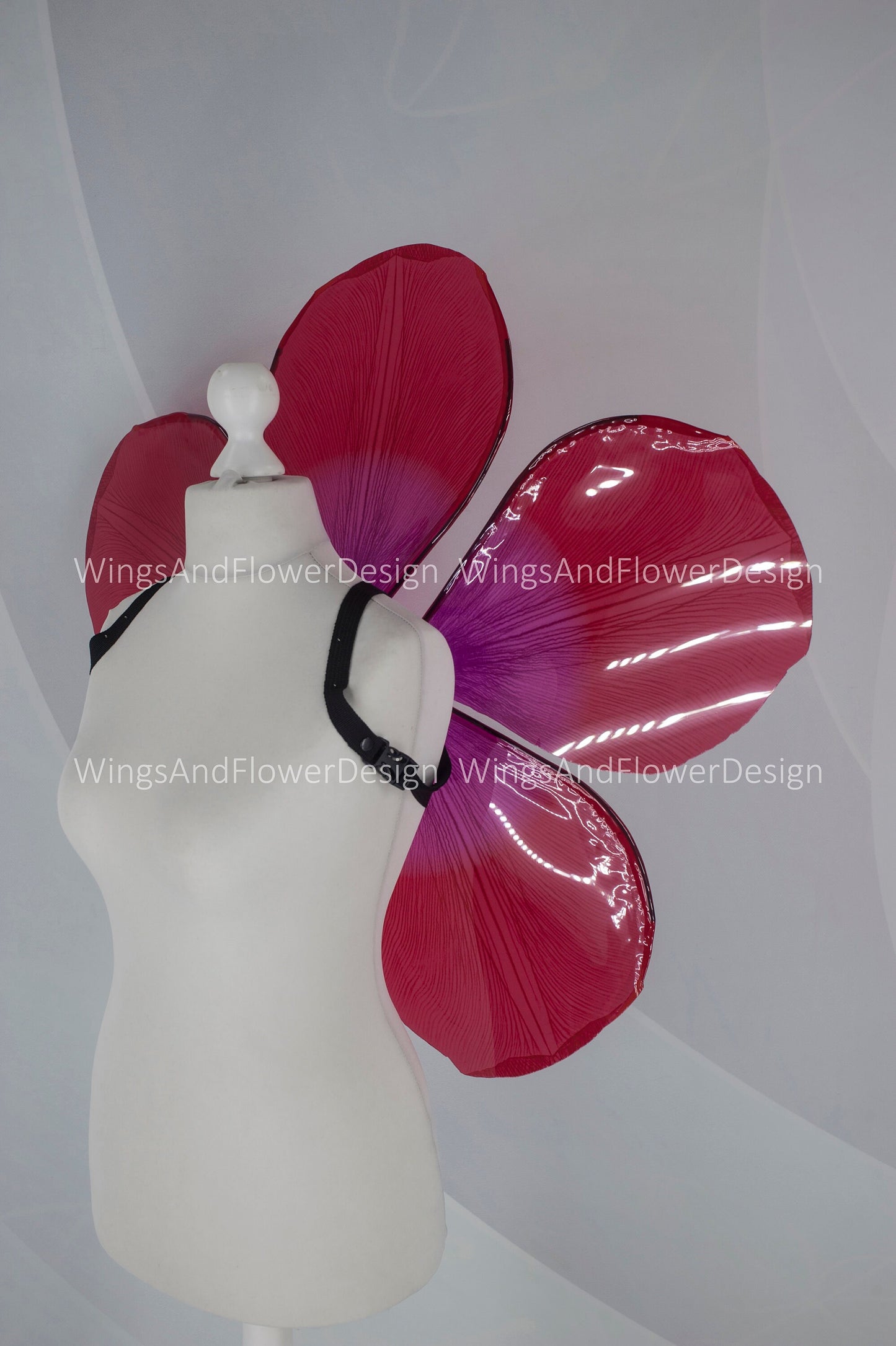 Red flowers fairy butterfly Unique Design wings, costume flowers wings For Party Or Photoshoot, Fairy wings, red wings, fantasy halloween