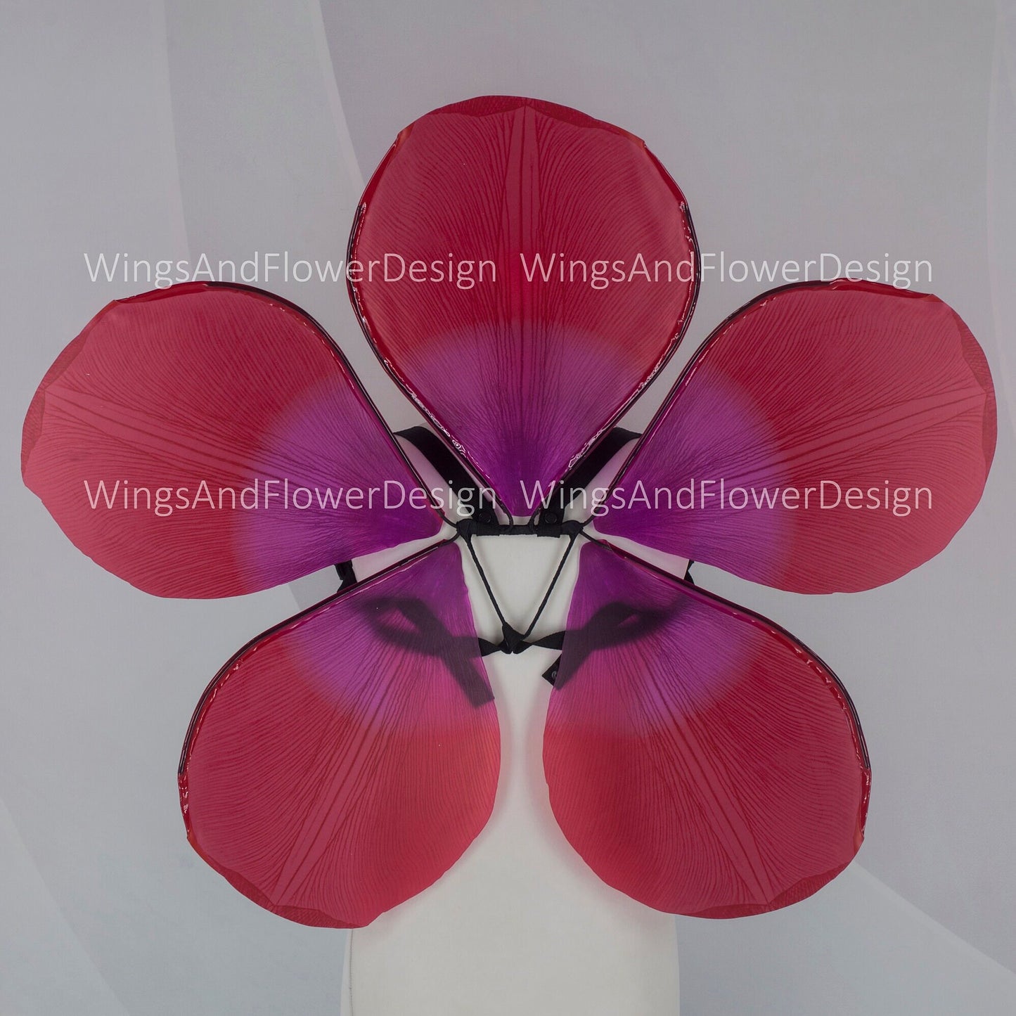 Red flowers fairy butterfly Unique Design wings, costume flowers wings For Party Or Photoshoot, Fairy wings, red wings, fantasy halloween