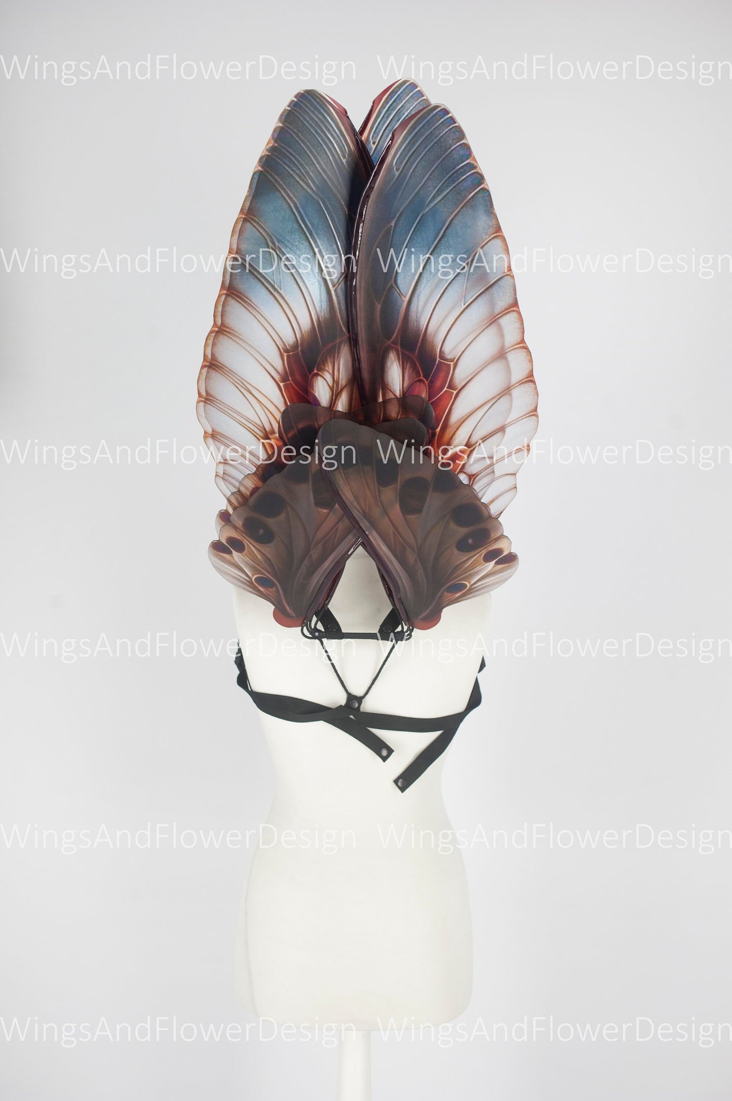 Butterfly brown gray forest fairy leaves wings, wings Photo Prop, wedding wings, butterfly magical fairy wings, fantasy halloween