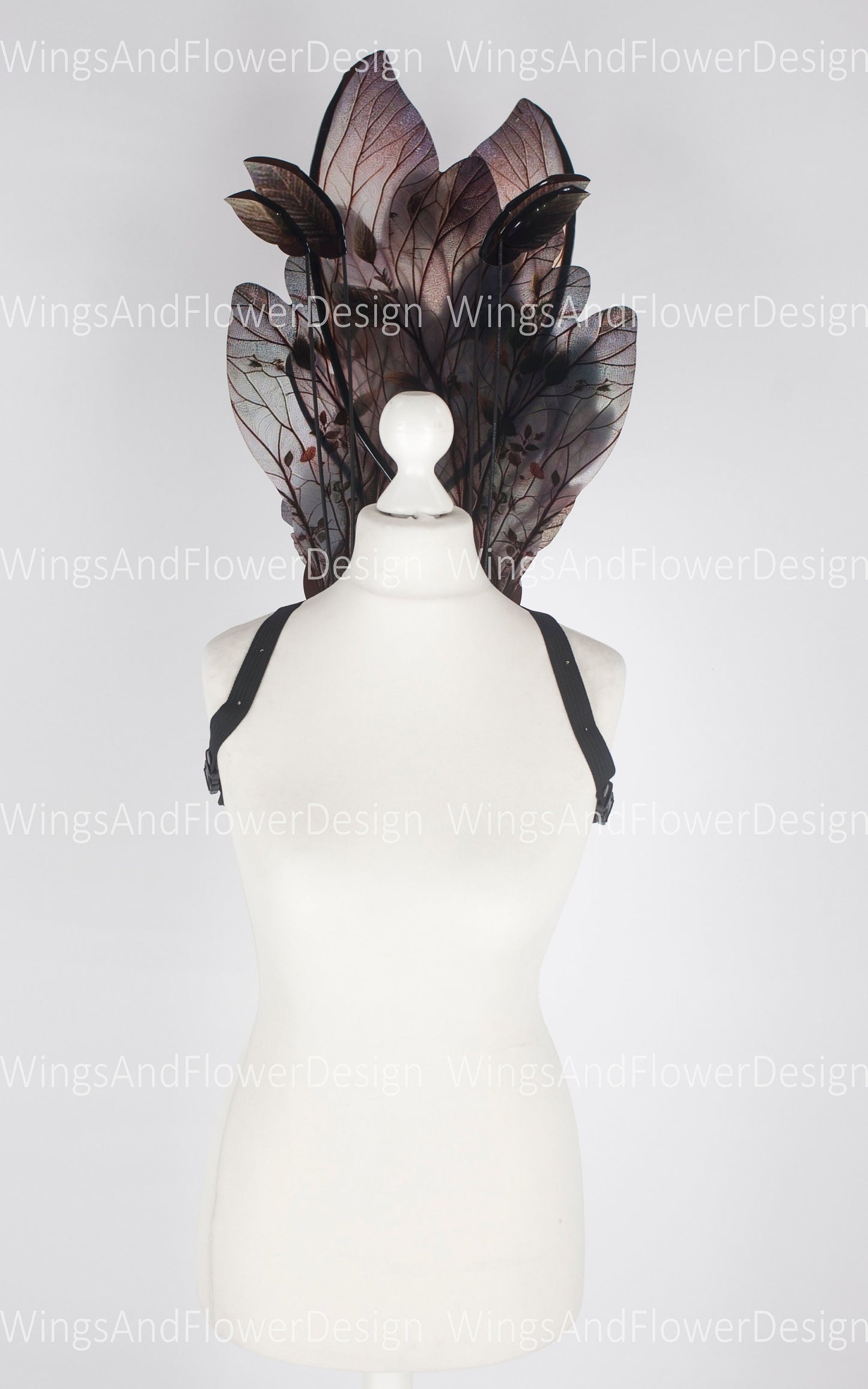 Butterfly brown forest fairy leaves wings, wings Photo Prop, wedding wings, butterfly magical fairy wings, fantasy halloween