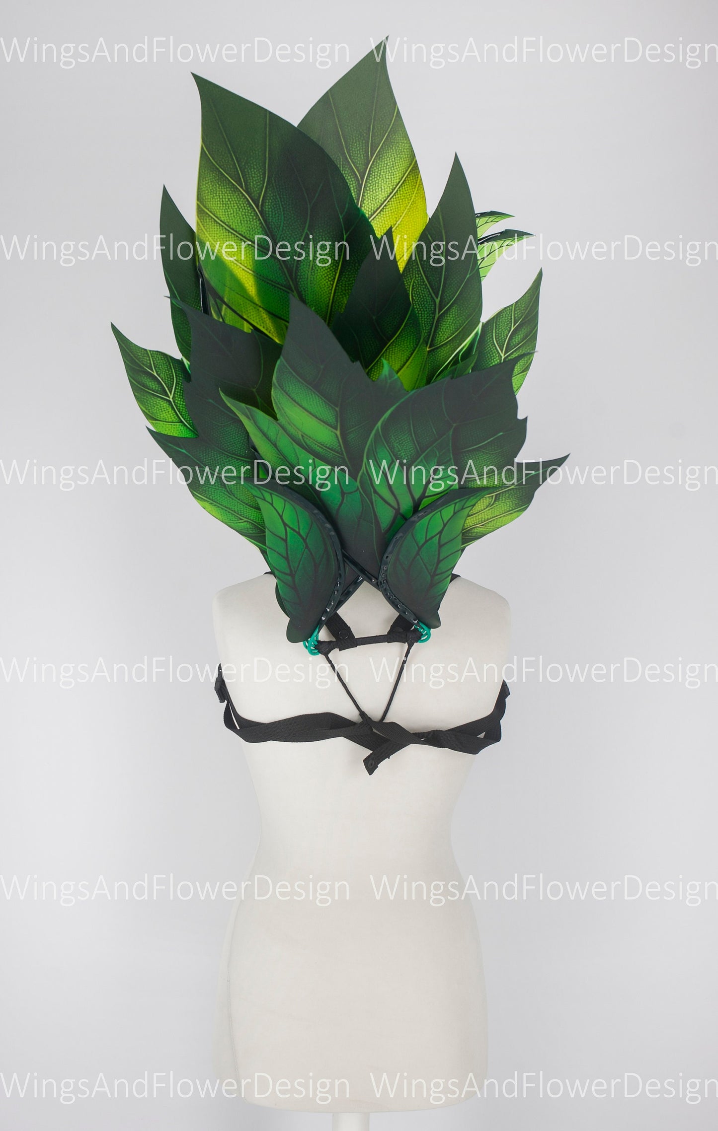 Butterfly green forest fairy leaves wings, wings Photo Prop, wedding wings, butterfly magical fairy wings, fantasy halloween