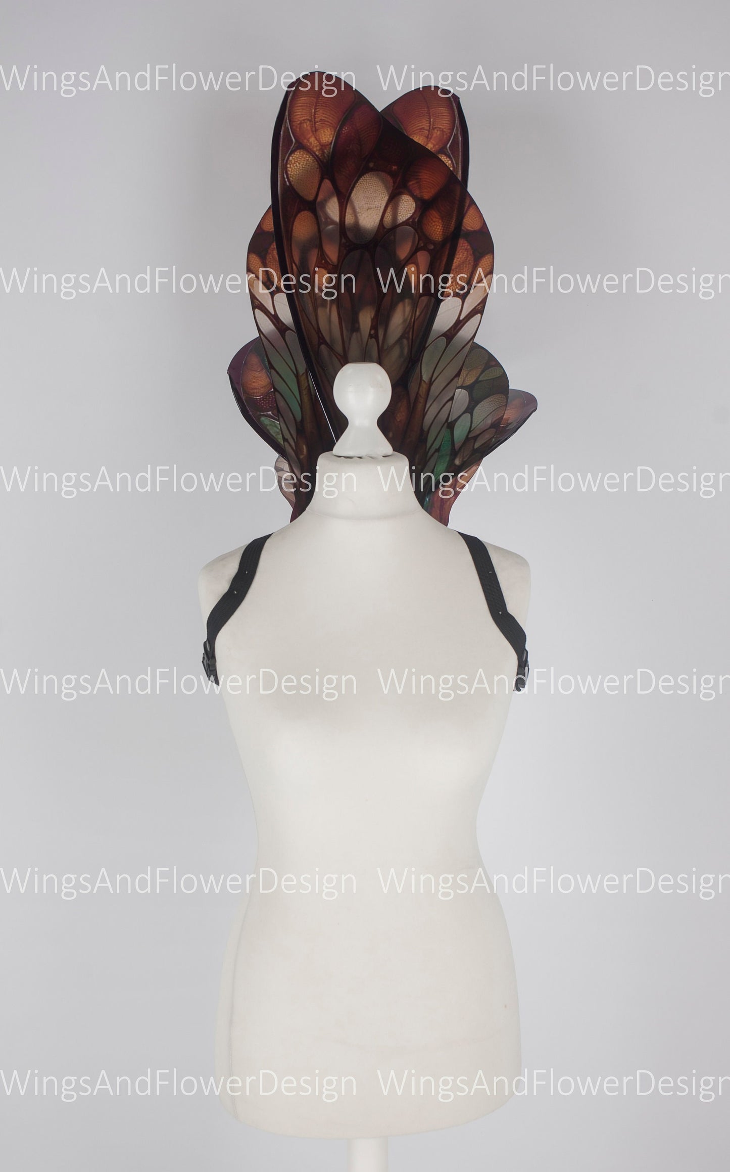 Butterfly brown green fairy leaves forest wings, wings Photo Prop, wedding wings, butterfly magical fairy wings, fantasy halloween