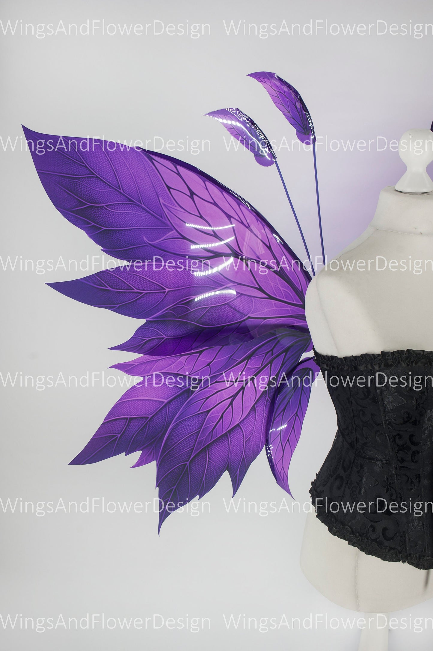 Butterfly purple forest fairy leaves wings, wings Photo Prop, wedding wings, butterfly magical fairy wings, fantasy halloween