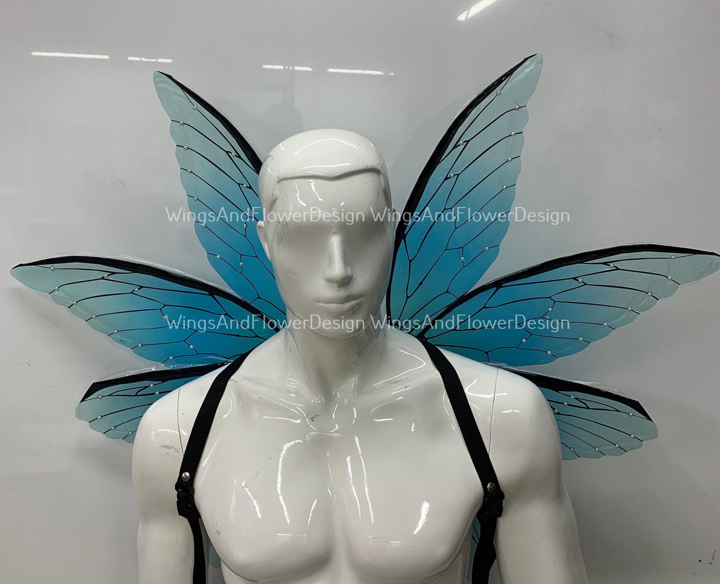 Blue Fairy wings, butterfly wings, blue elf wings, wings Photo Prop, butterfly fairy wings, fantasy halloween, fantasy, magical fairy