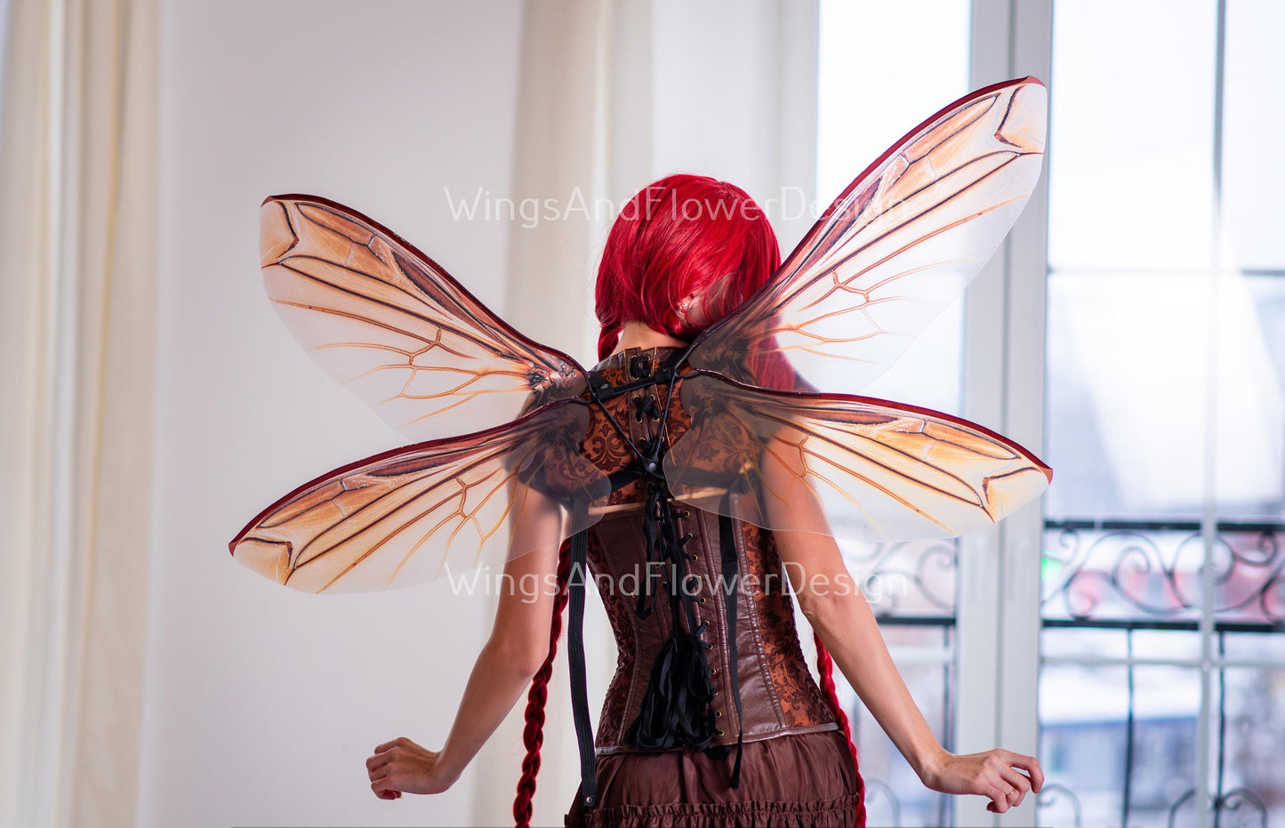 Transparent bee brown insect mosquito wings, fairy wings, wings Photo Prop, beetle wings, butterfly fairy bee wings, fantasy halloween