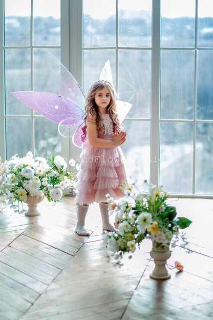 Pink fairy wings, butterfly wings, elf wings, wings Photo Prop, butterfly fairy wings, fantasy halloween, fantasy, magical fairy