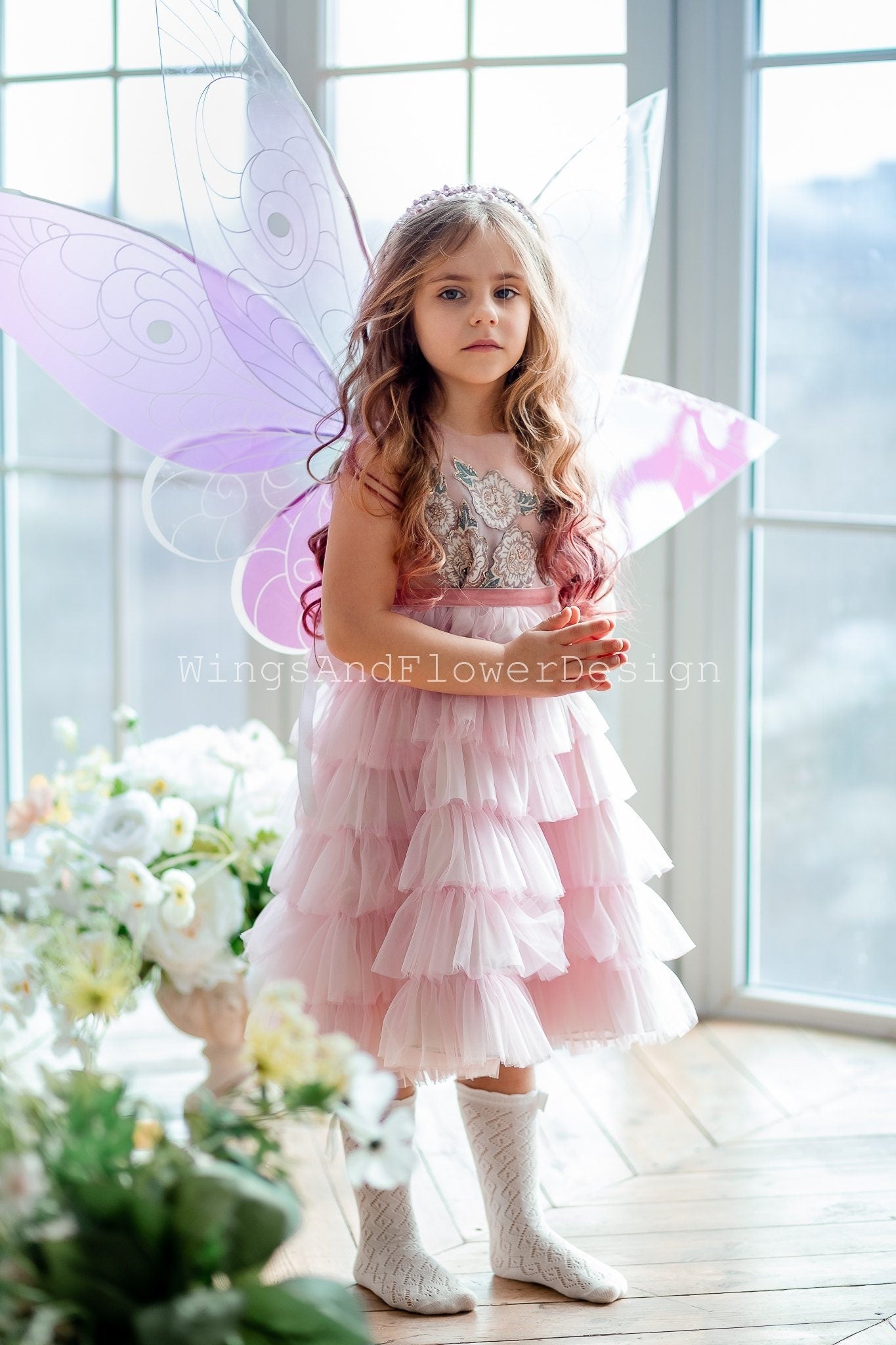 Pink fairy wings, butterfly wings, elf wings, wings Photo Prop, butterfly fairy wings, fantasy halloween, fantasy, magical fairy