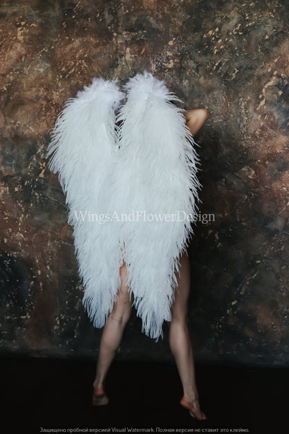 Small white angel wings, angel wings, wedding wings, Victoria secret angel wings, giant sexy wings, Christmas angel, Lucifer wings