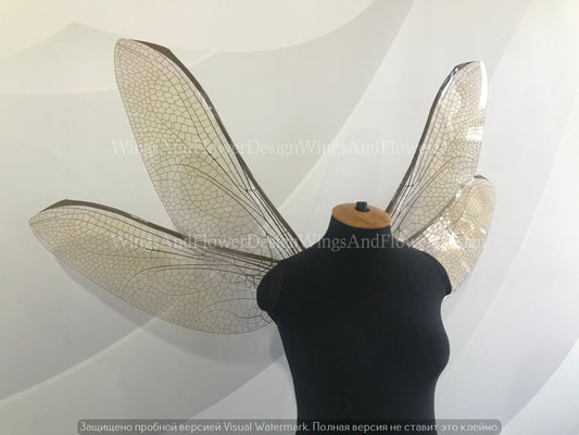 Dragonfly wings, butterfly brown wings, elf wings, fairy wings, wings Photo Prop, butterfly wings, fantasy halloween, magical fairy,