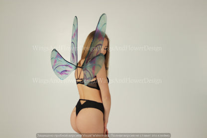 Dragonfly wings, butterfly blue purple wings, elf wings, fairy wings, wings Photo Prop, butterfly wings, fantasy Halloween, magical fairy