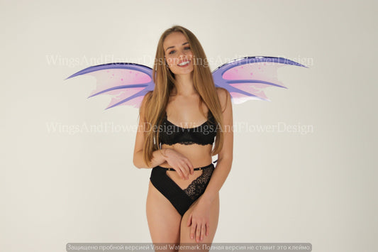 Purple dragon wings Small dragon wings Dragon wings Halloween Cosplay wings Devil wings Photo props Festival adult wear