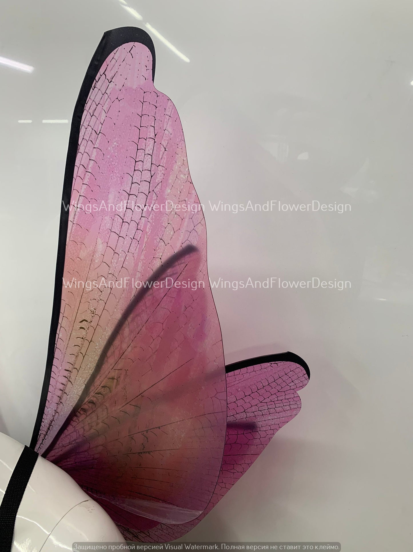 Transparent pink wings, pink moth wings wings, pink elf wings, butterfly fairy wings, fantasy Halloween fantasy, magical fairy clear wings