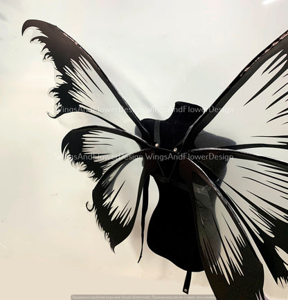 Black Swallowtail butterfly wings, butterfly fairy wings, costume wings, Fairy wings, Pink Swallowtail, halloween
