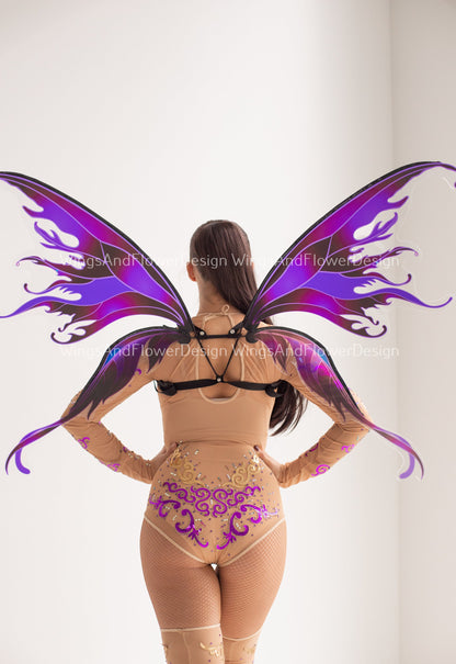 Pink purple butterfly wings, butterfly fairy wings, costume wings, Fairy wings, Pink Swallowtail, halloween