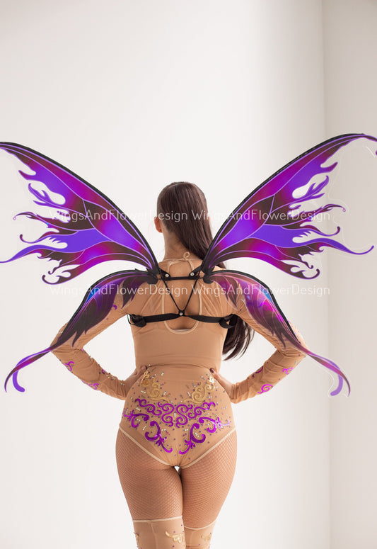 Pink purple butterfly wings, butterfly fairy wings, costume wings, Fairy wings, Pink Swallowtail, halloween