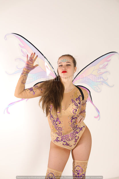 Rainbow butterfly wings, elf wings, fairy wings, wings Photo Prop, butterfly fairy wings, fantasy halloween, fantasy, magical fairy
