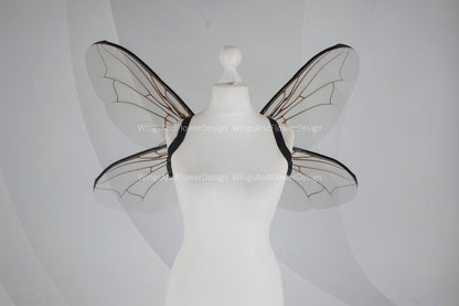 Fly brown black beetle wings, elf fairy wings, wings Photo Prop, wedding wings, butterfly fairy wings, fantasy halloween, magical fairy