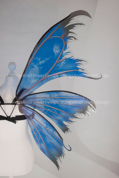 Blue Swallowtail butterfly wings, butterfly fairy wings, costume wings, Fairy wings, blue swallowtail, halloween