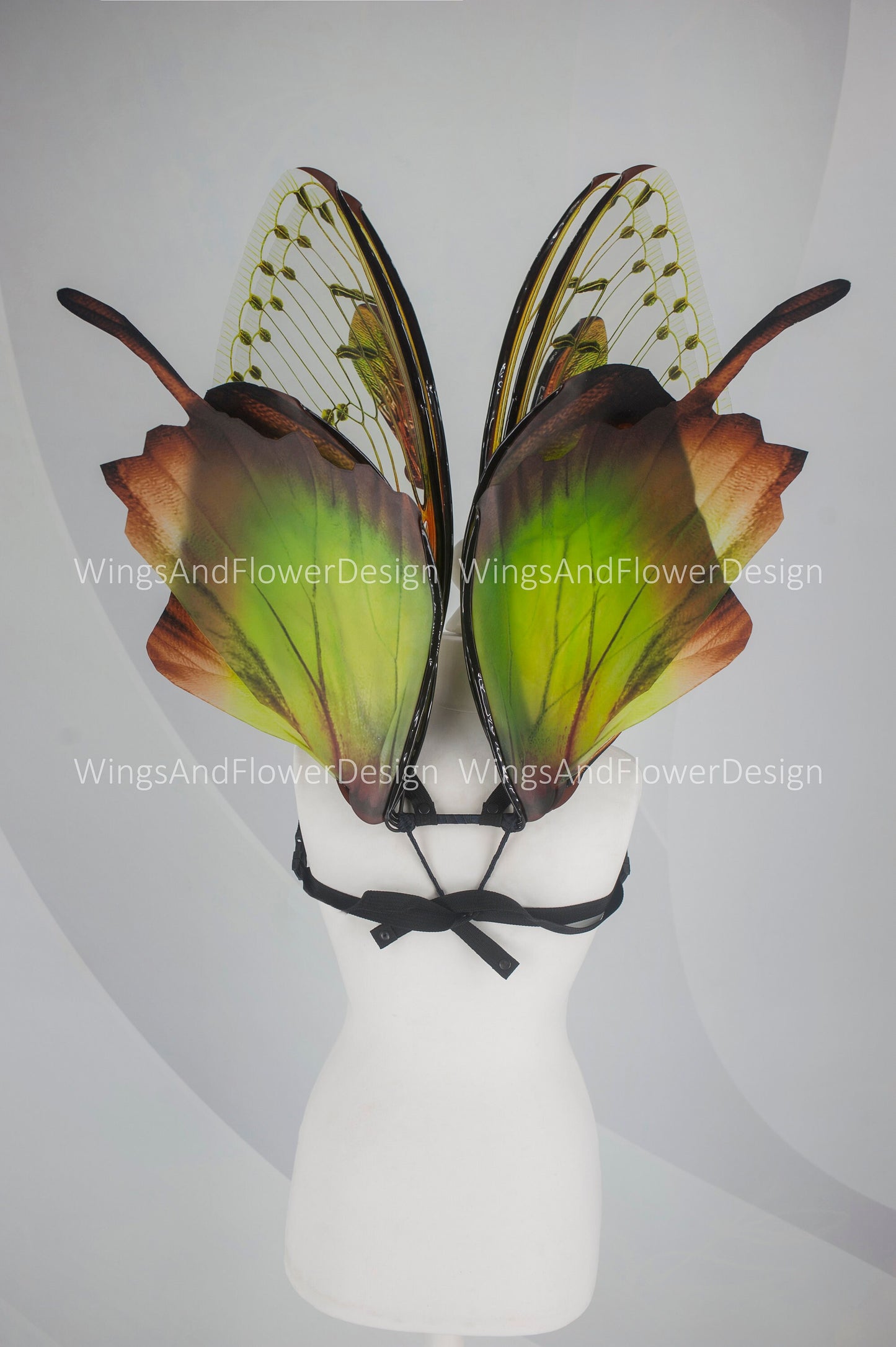Butterfly green forest fairy wings, wings Photo Prop, wedding wings, butterfly magical fairy wings, fantasy halloween Renaissance Fair