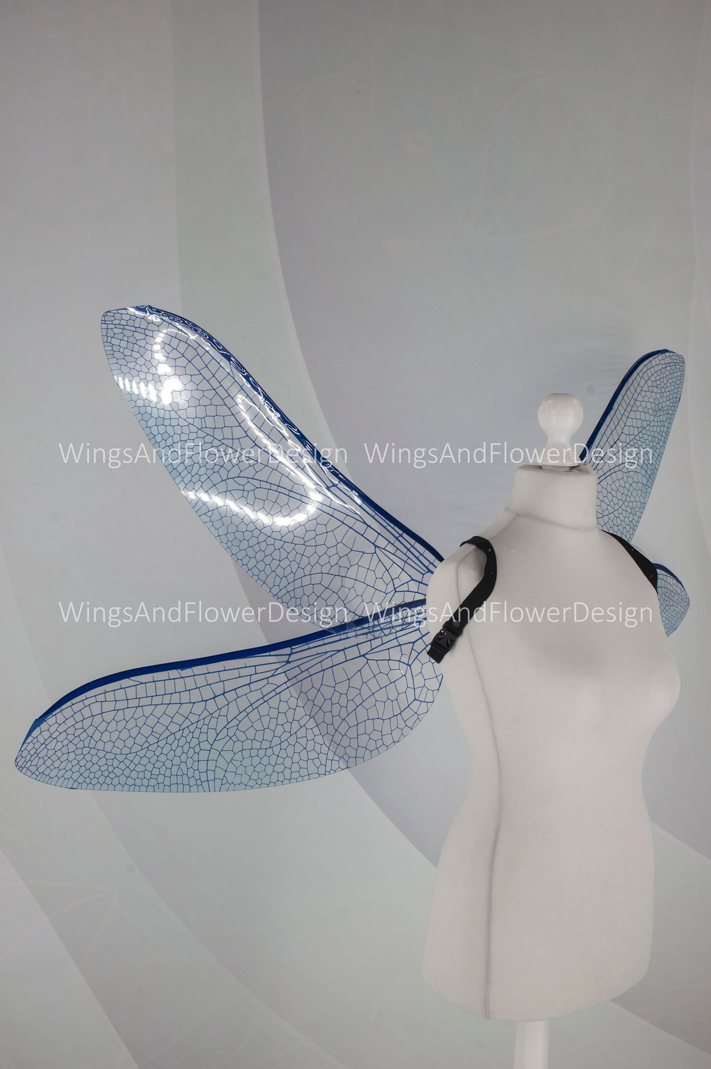 Blue purple violet violaceous dragonfly butterfly elf wings,fairy wings Photo Prop, green butterfly wings, fantasy halloween magical fairy,