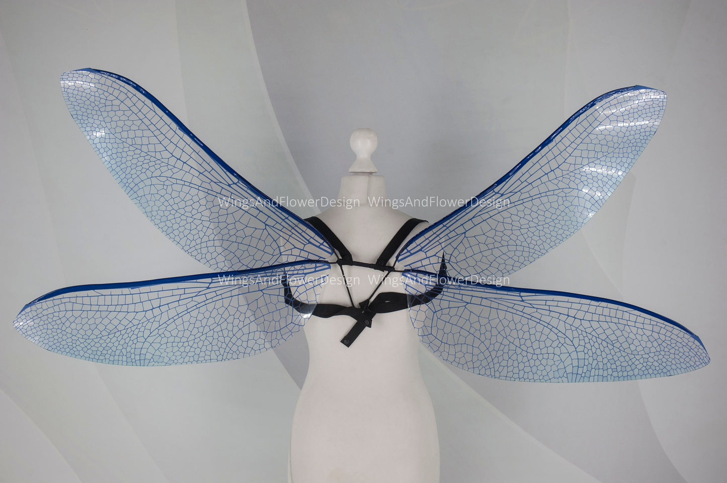 Blue purple violet violaceous dragonfly butterfly elf wings,fairy wings Photo Prop, green butterfly wings, fantasy halloween magical fairy,