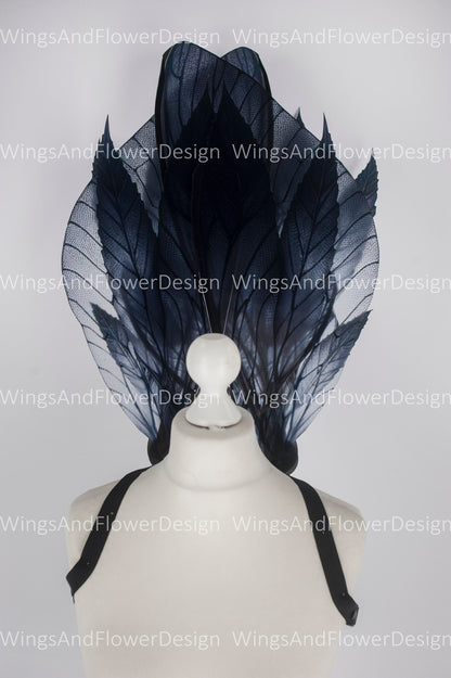 Butterfly black forest fairy leaves wings, fairy wings, wings Photo Prop, wedding wings, butterfly magical fairy wings, fantasy halloween