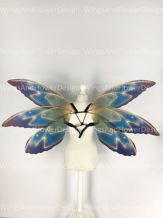 Butterfly fantastic magical elf fairy wings, wings Photo Prop, wedding wings, fantasy halloween, fantasy, magical fairy