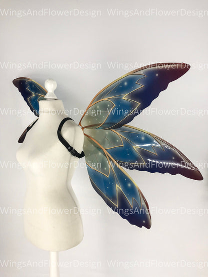 Butterfly fantastic magical elf fairy wings, wings Photo Prop, wedding wings, fantasy halloween, fantasy, magical fairy