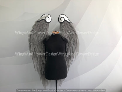 Gray angel wings, angel wings, Victoria secret angel wings, sexy wings, wings cosplay, Christmas wings, kids wings