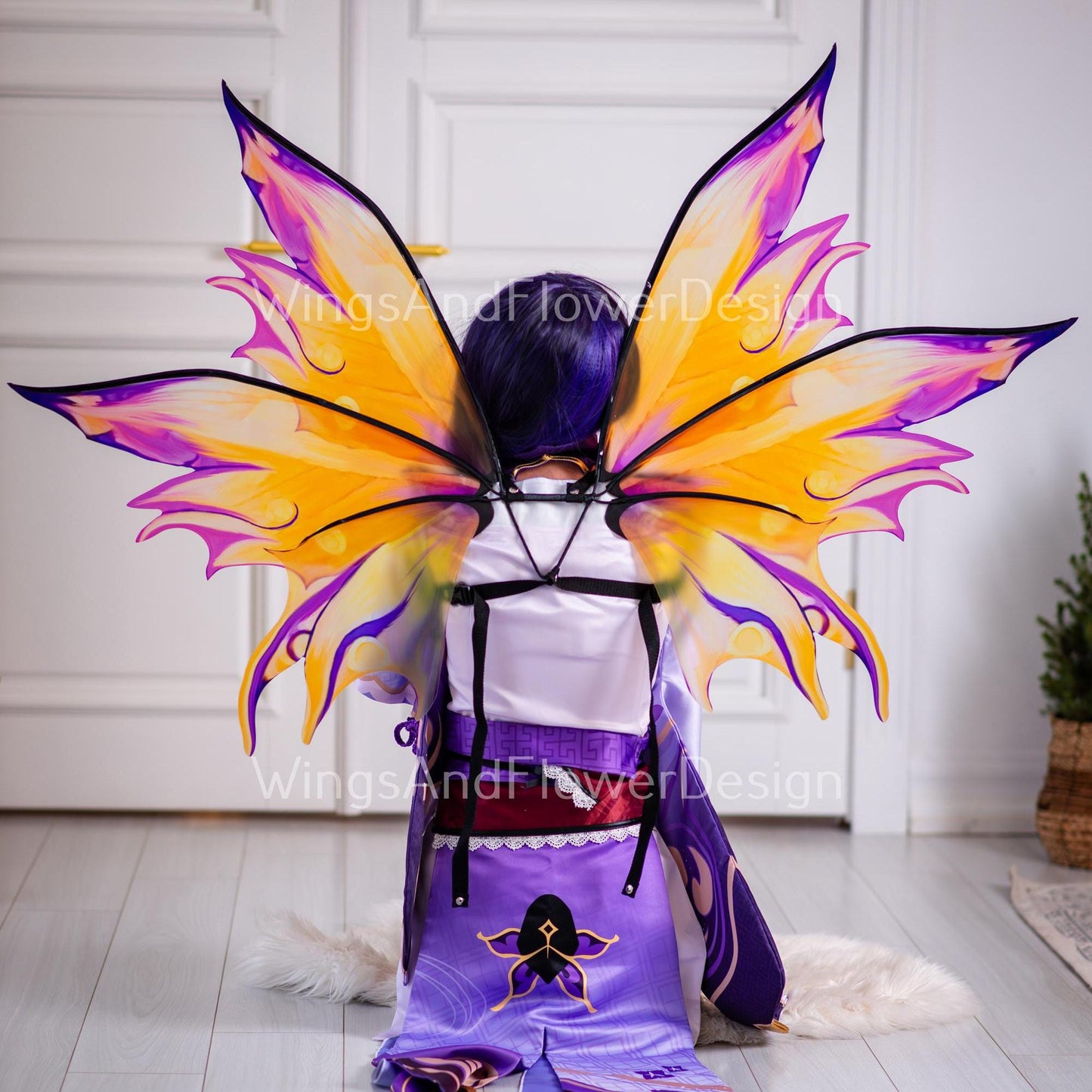 Purple yellow butterfly dragonfly pink phoenix bird wings, costume wings, blue fairy wings,  Halloween