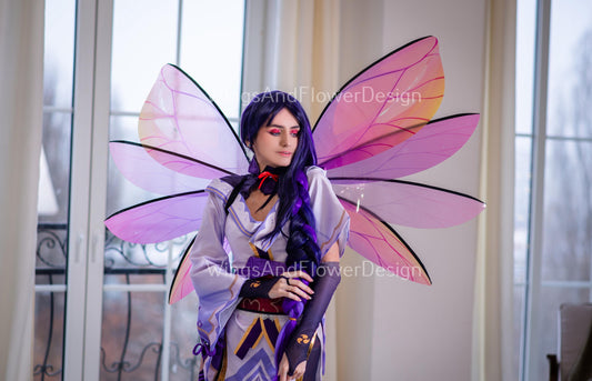 Pink butterfly dragonfly wings, pink butterfly fairy wings, costume wings, pink fairy wings,  Halloween